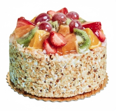 Efsane Tat Deneyimi 6-9 Kişilik Taze Meyveli Pasta